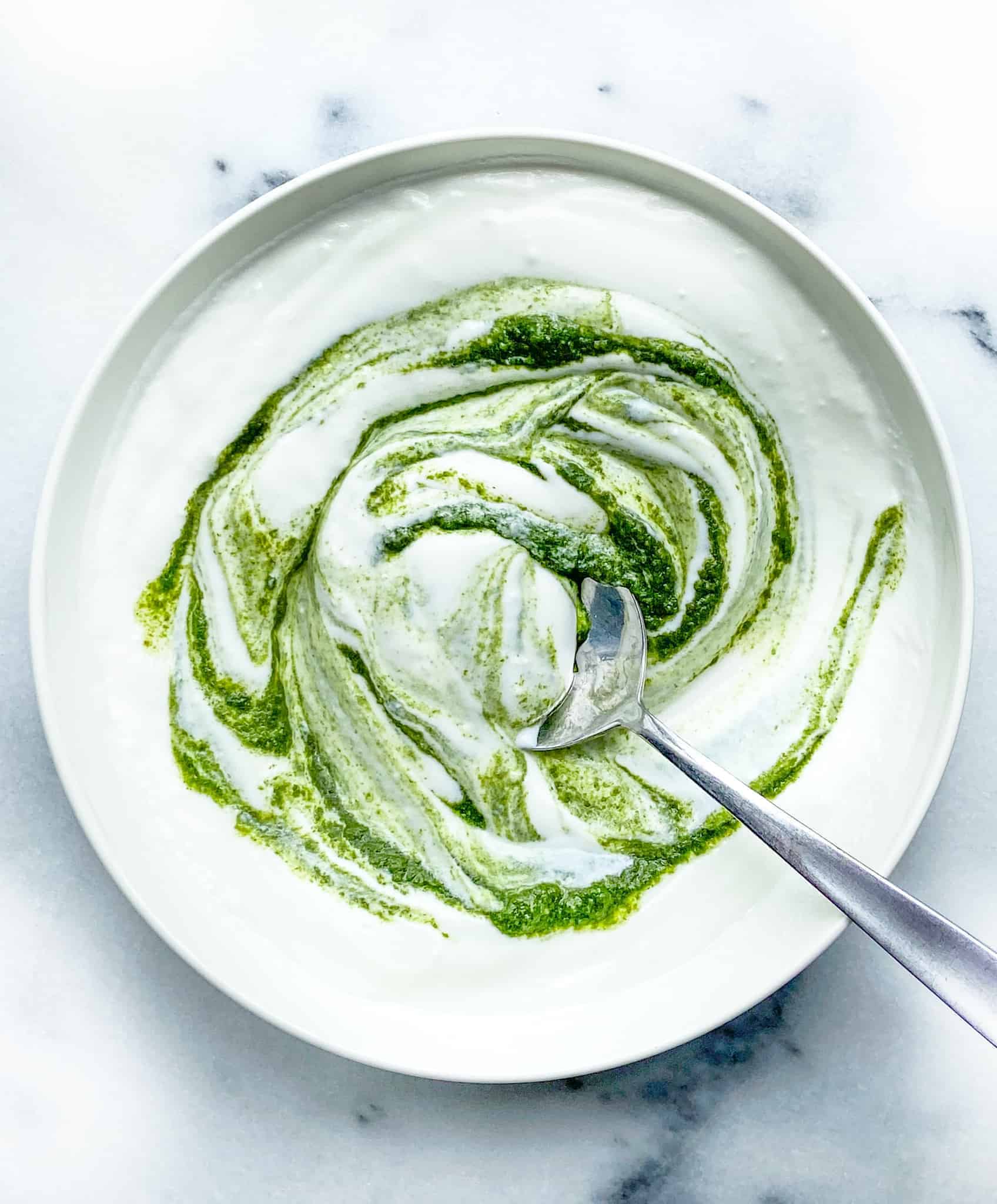 Dahi Raita with mint chutney