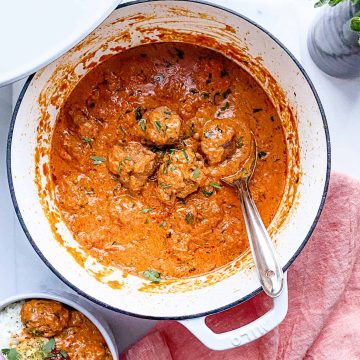Creamy meatball curry recipe