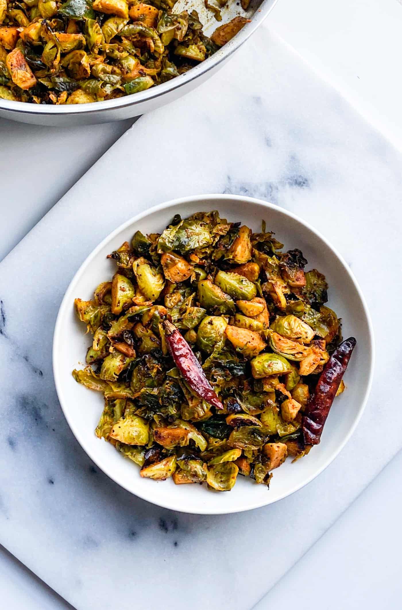 Indian Spiced Brussels Sprouts Recipe Feast with Safiya