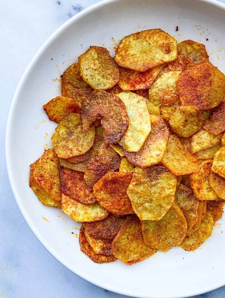 masala crispy potato chips recipe.