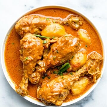 Easy Indian Chicken and Potato Curry.