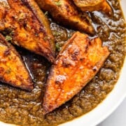 Pomfret fish curry