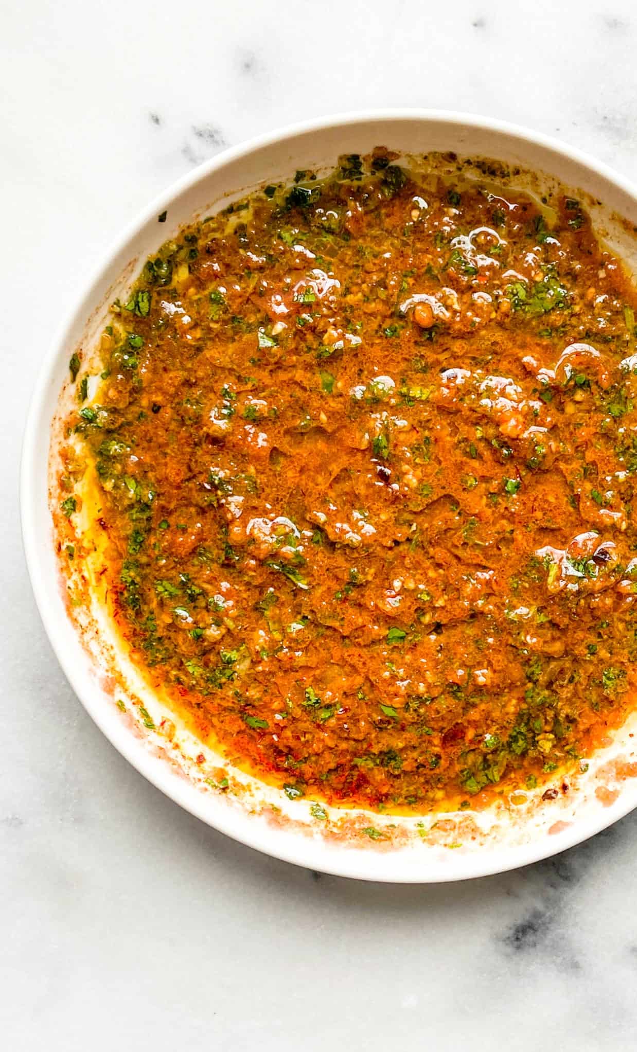 Moroccan chermoula sauce