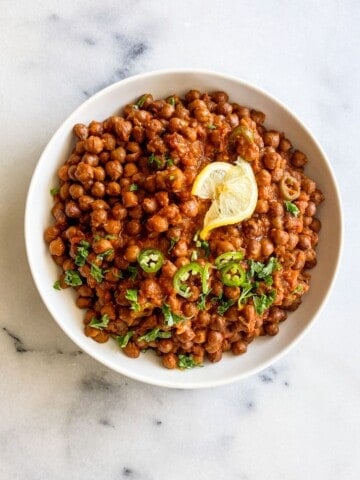 kala chana masala black chickpea curry