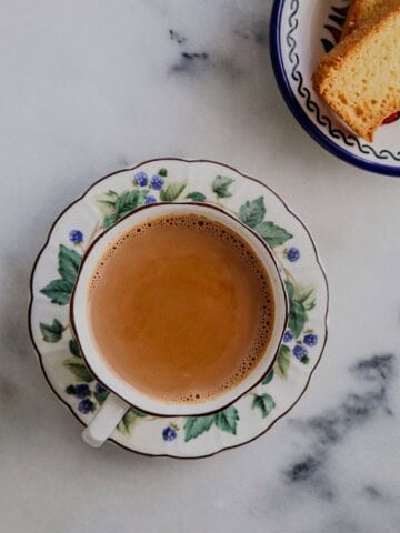 Masala Chai served hot in a cup